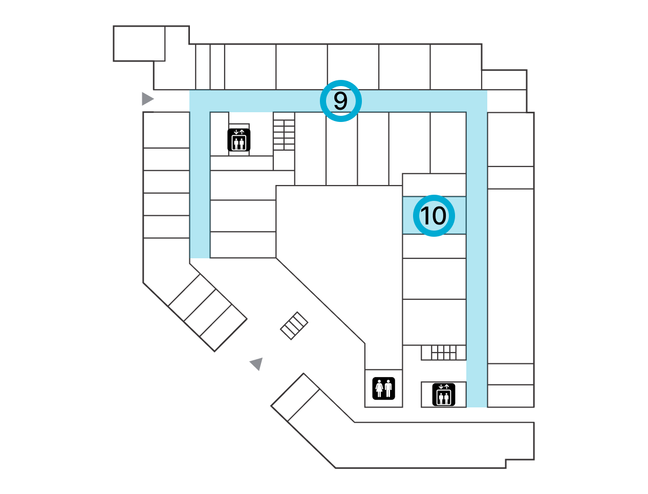 工学部3号館 1F フロアマップ